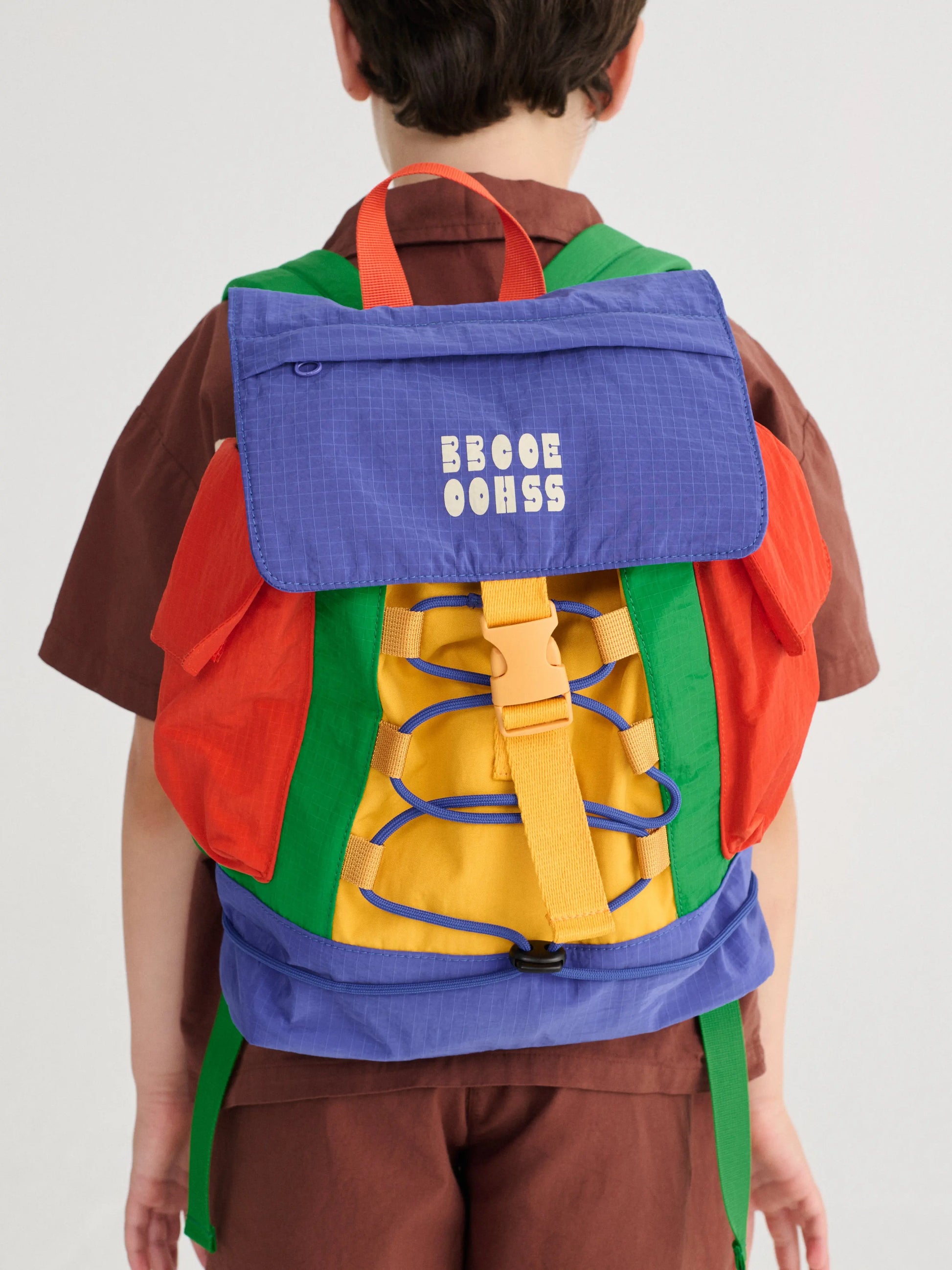 Modern color block backpack Bobo Choses BÉBÉ Concept 