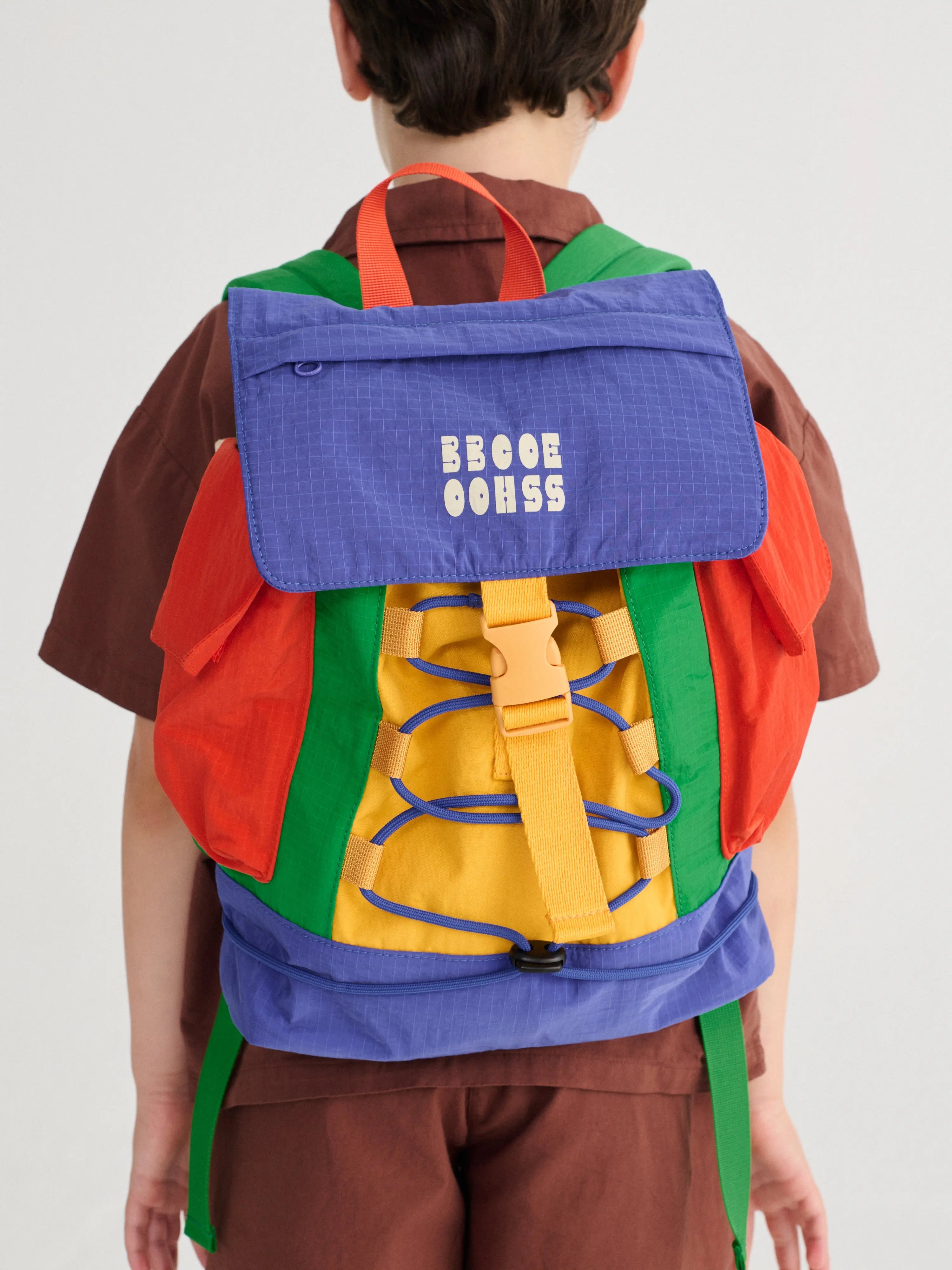 Modern color block backpack Bobo Choses BÉBÉ Concept 