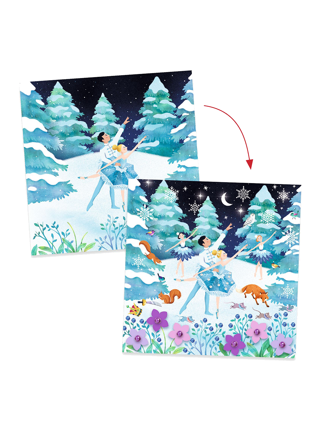 Zestaw artystyczny Dziadek do Orzechów Djeco BÉBÉ Concept 