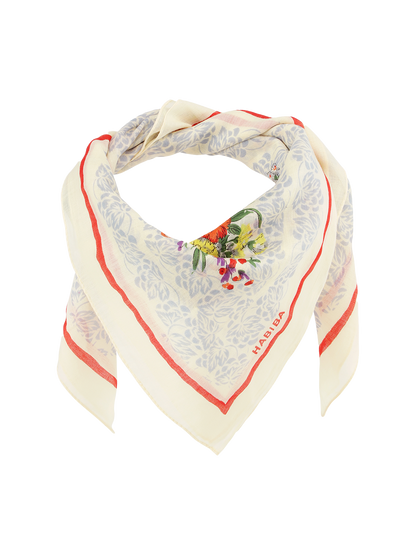 Szal apaszka Bouquet VANILLA