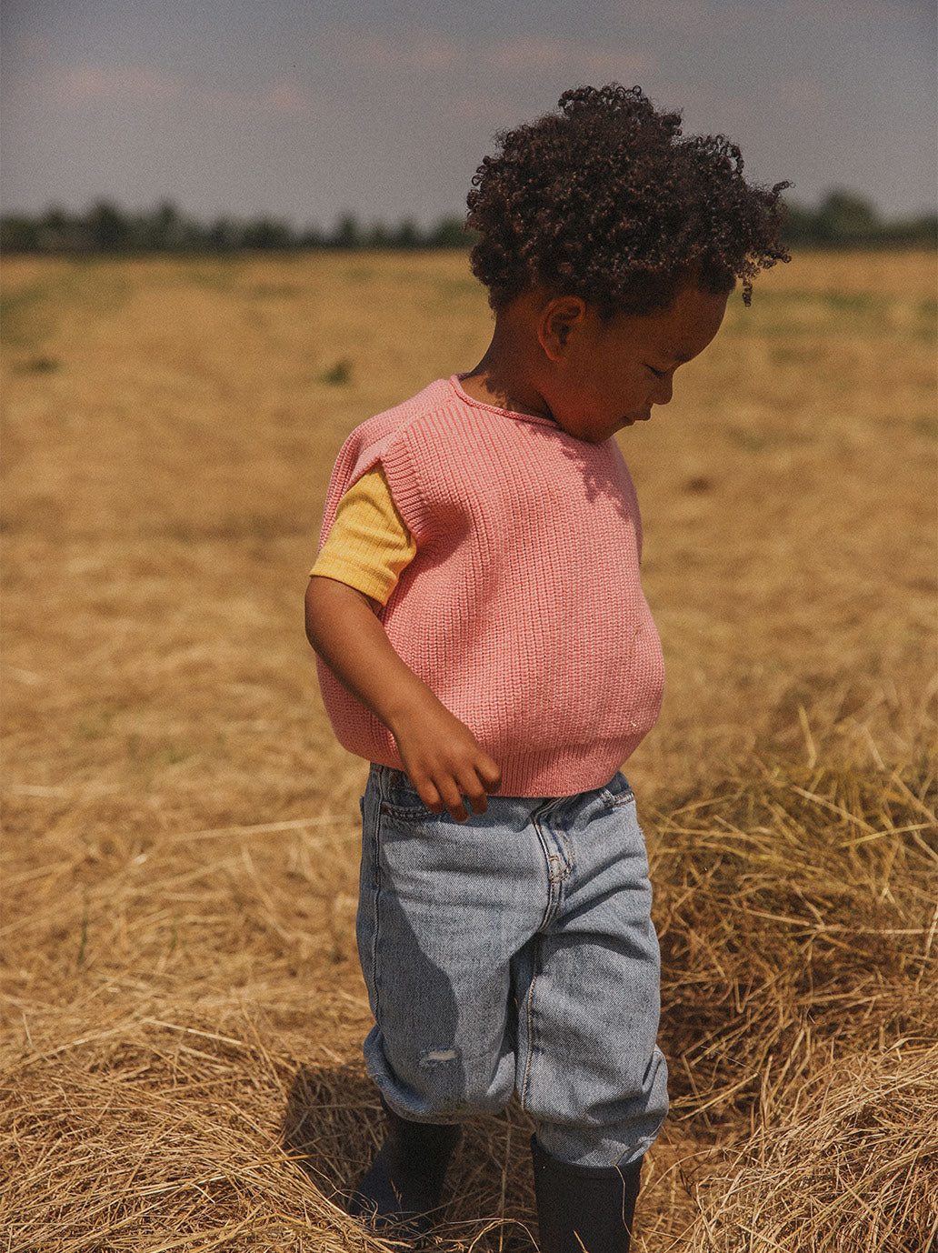 Kamizelka merino Harvey Hvid BÉBÉ Concept 