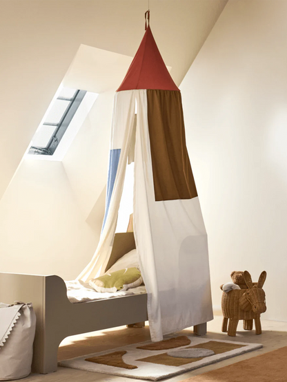 OUTLET Pleciony kosz na zabawki