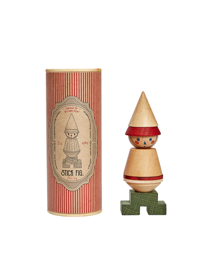 Drewniana retro układanka Stick Figure Wooden Story BÉBÉ Concept 