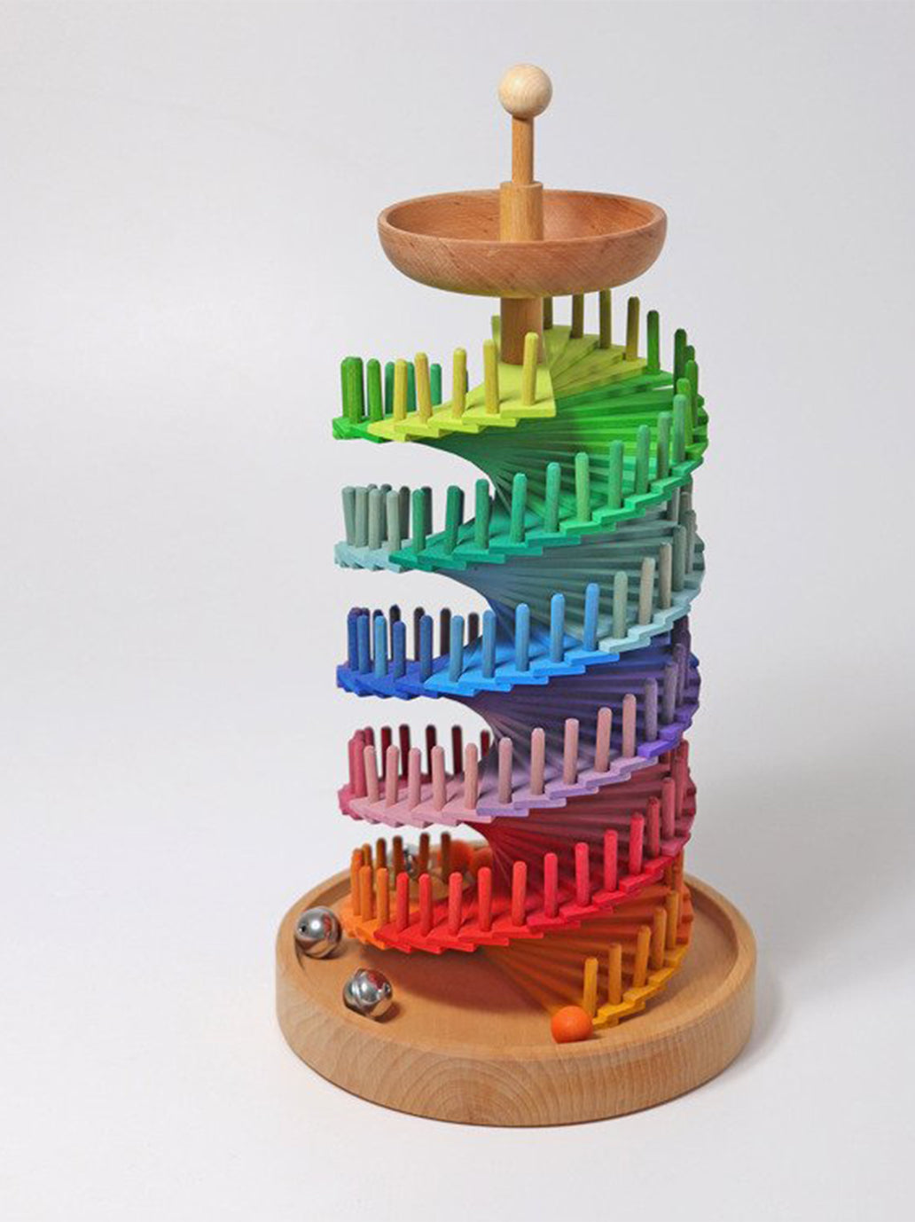 Drewniany kulodrom z dzwoneczkami Grimm's BÉBÉ Concept