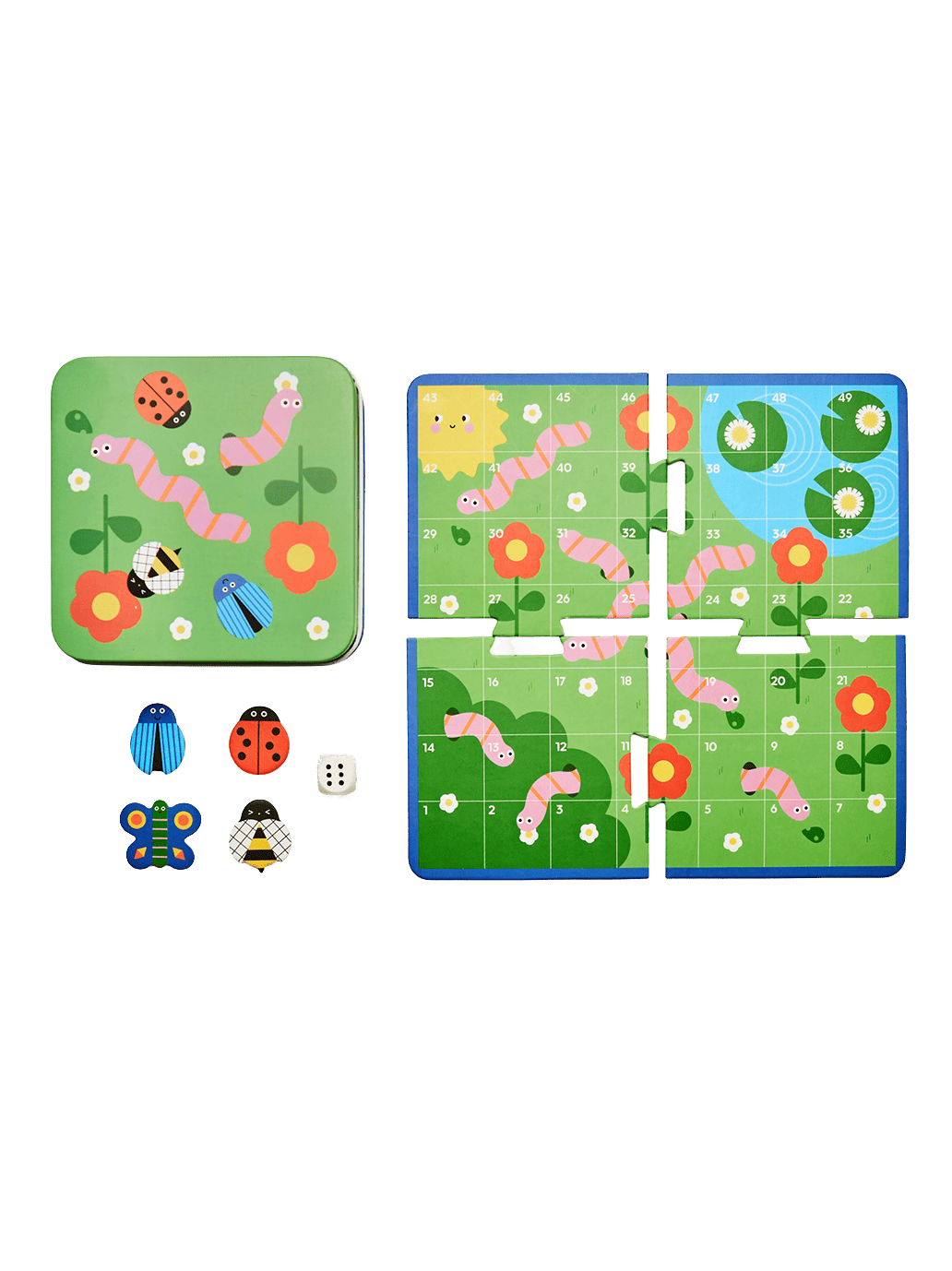 Kidoki On The Go Bug Chase Game Kikkerland BEBE Concept 