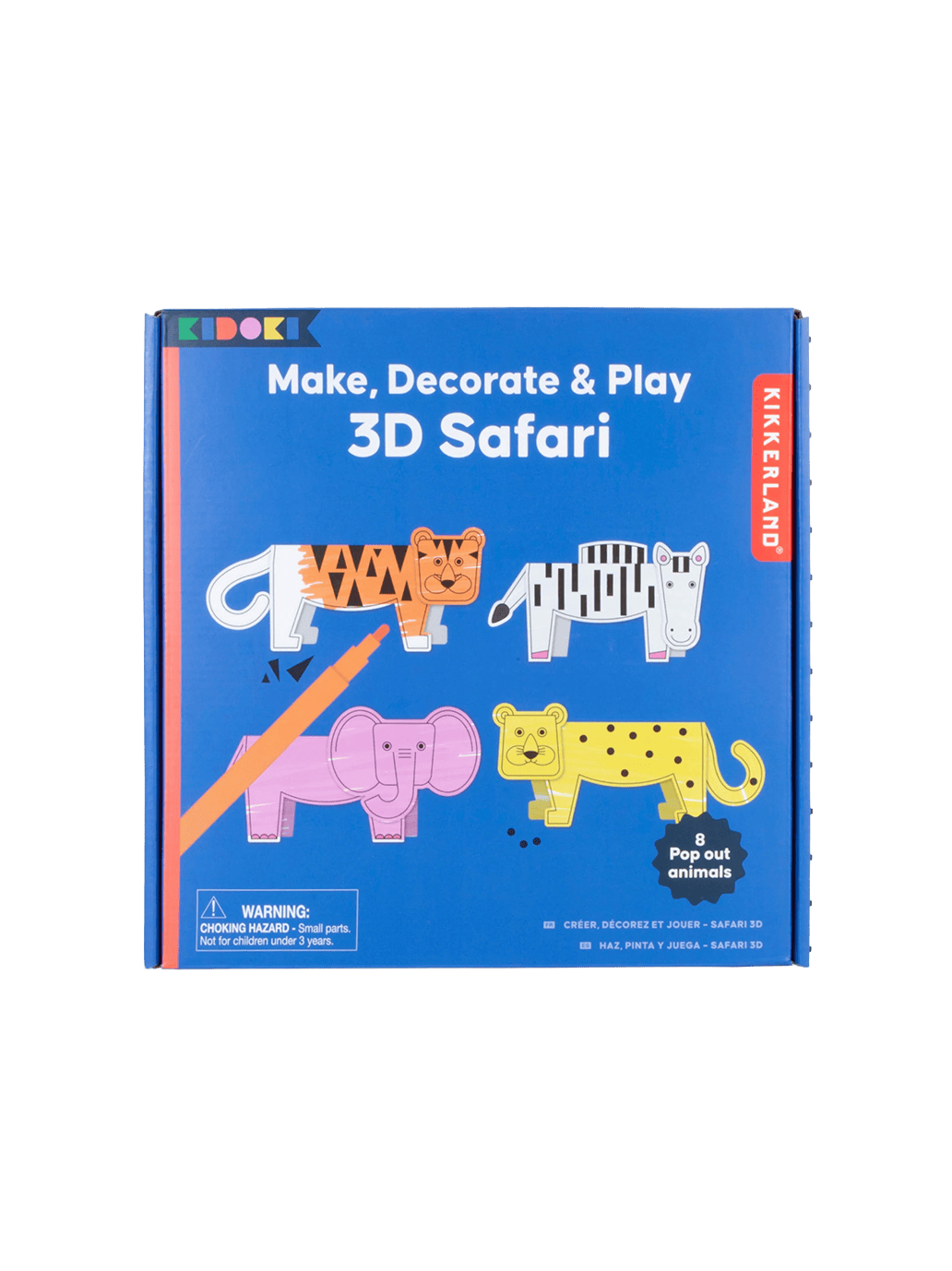 Kidoki 3D Safari Kikkerland BÉBÉ Concept 