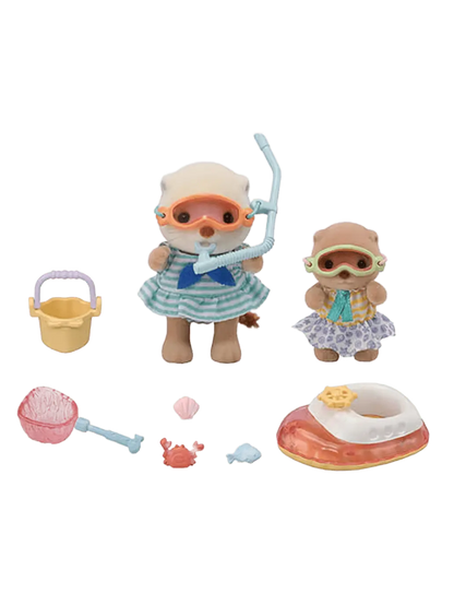 Kolekcjonerskie figurki Wydry Morskie Snorkel Set Sylvanian Families BÉBÉ Concept 