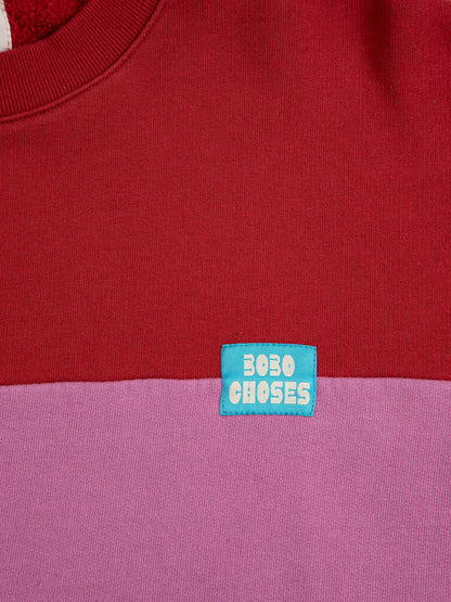 Color block relaxed sweatshirt Bobo Choses BEBE Concept 