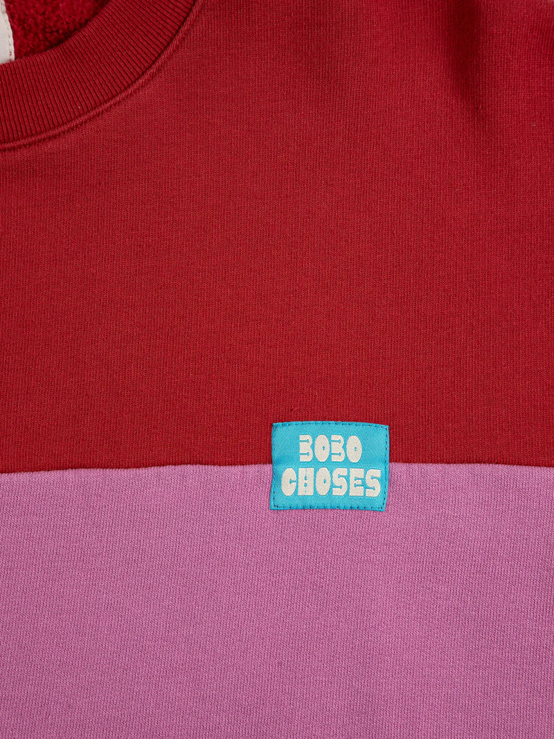 Color block relaxed sweatshirt Bobo Choses BEBE Concept 