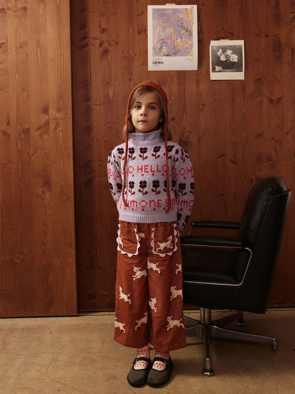 Spodnie Mouna pants Lamb Sunburn Hello Simone BÉBÉ Concept 