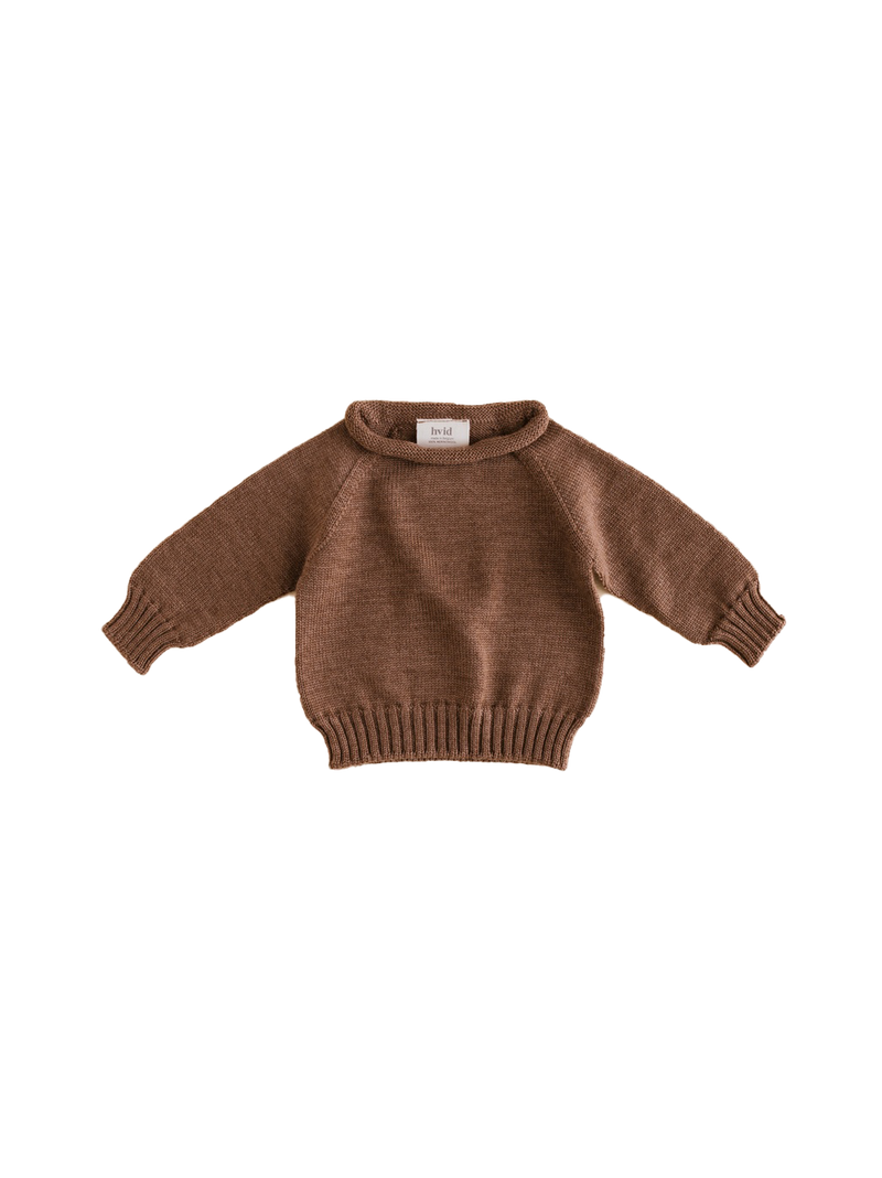 Bezszwowy sweterek z wełny merino Georgette Hvid BÉBÉ Concept