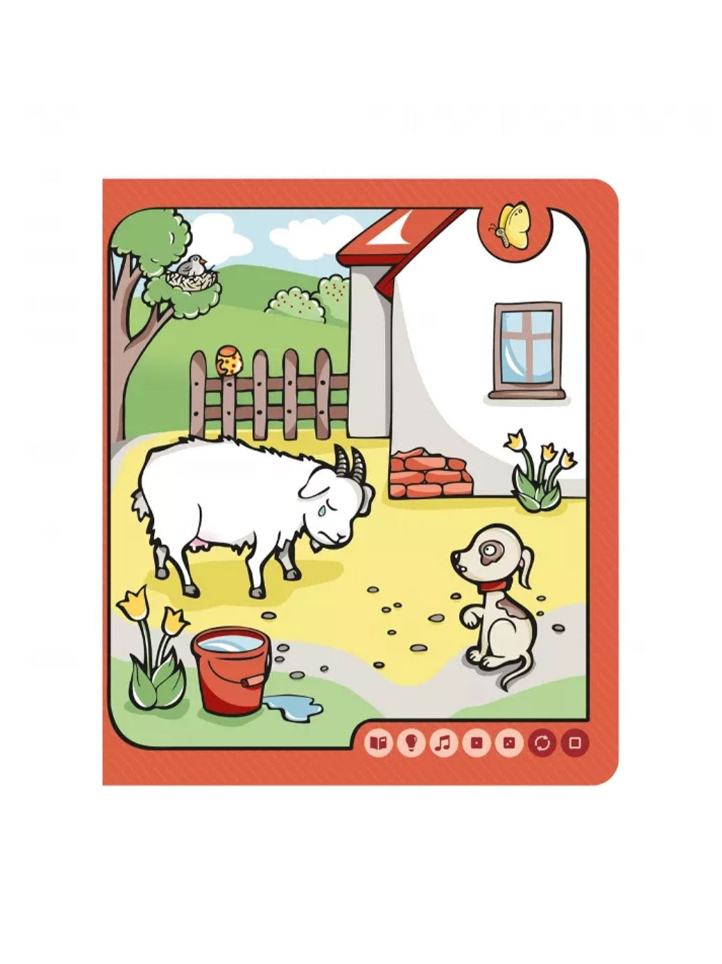 Zwierzęta na wsi. Książka interaktywna Albi BÉBÉ Concept 