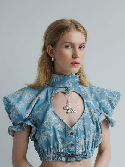 Naszyjnik z medalionem Butterfly Locket MAAR BÉBÉ Concept 