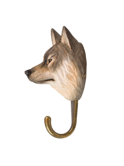 Drewniany haczyk Wilk Wildlife Garden BÉBÉ Concept 