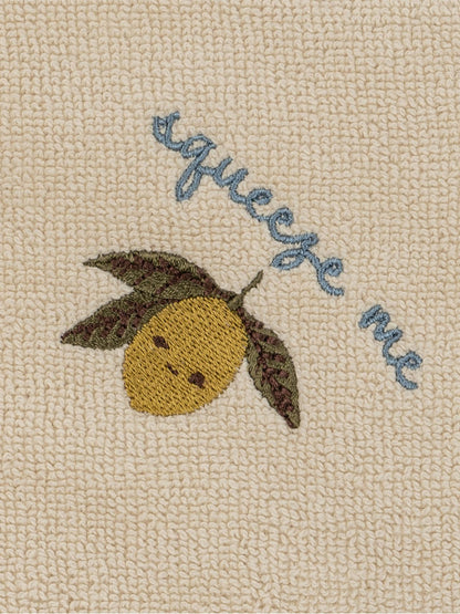 Ręcznik niemowlęcy z kapturkiem LEMON