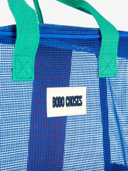 Color block mesh backpack Bobo Choses BÉBÉ Concept 