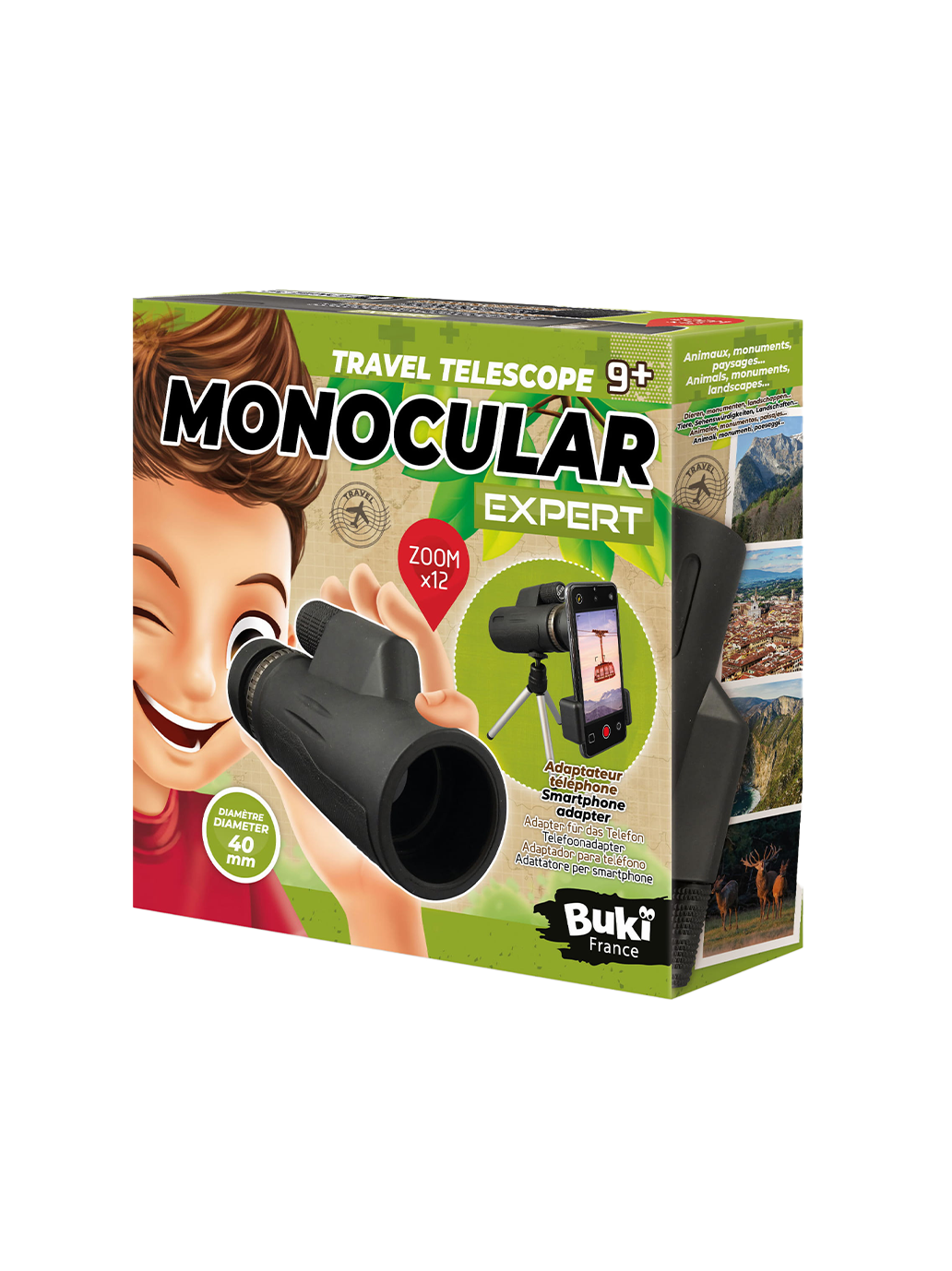 Przenośny teleskop Monocular Expert Buki BÉBÉ Concept 