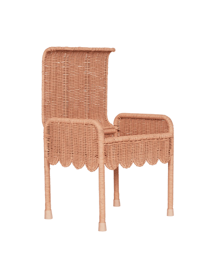 Rattanowy stołek ze schowkiem Petal Storie Stool Olli Ella BÉBÉ Concept 