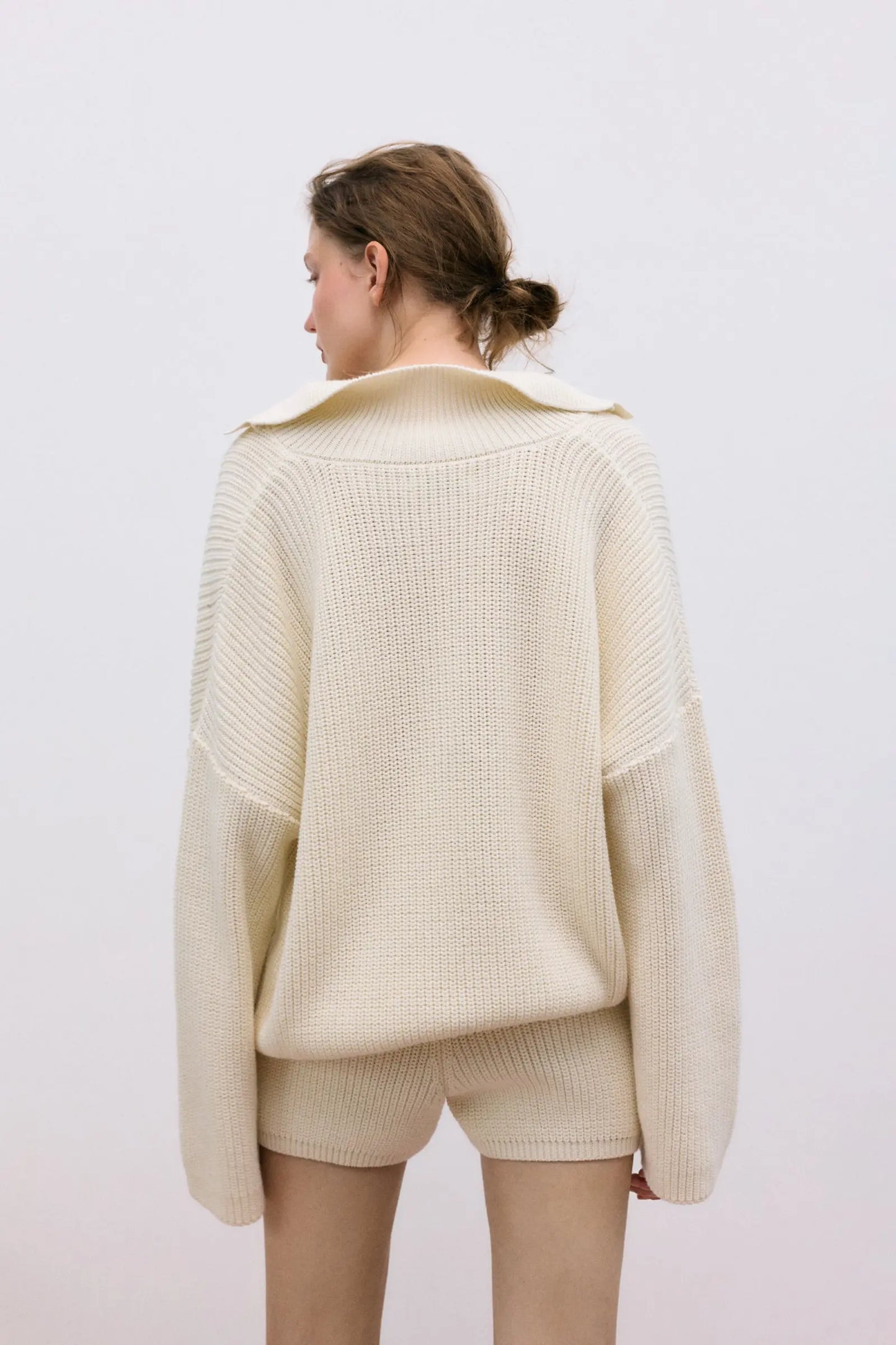 Lotus Woman Polo Ecru The New Society BEBE Concept 