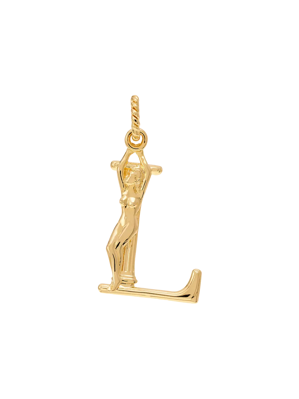 Pozłacana zawieszka Initial Muse Necklace Charm Anna + Nina BÉBÉ Concept 