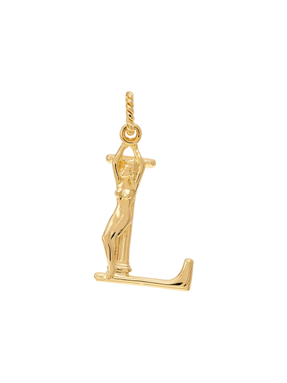 Pozłacana zawieszka Initial Muse Necklace Charm Anna + Nina BÉBÉ Concept 