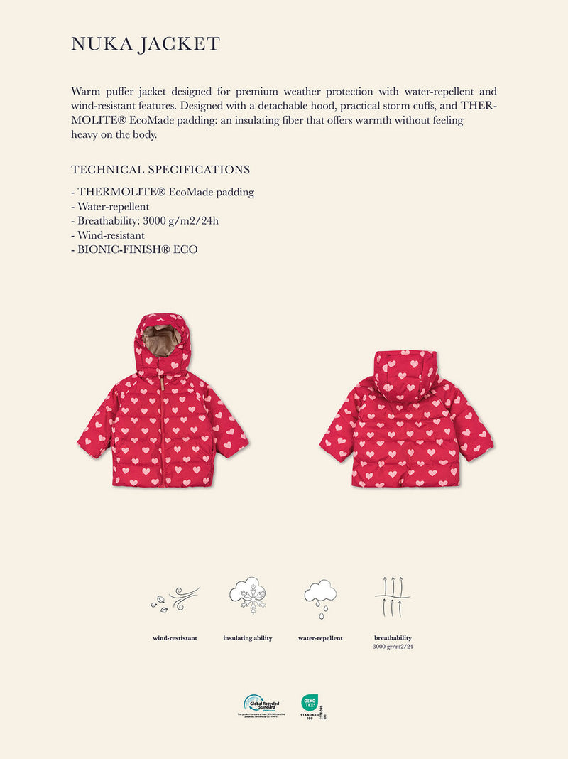 Ciepła kurtka Nuka Konges Slojd BÉBÉ Concept 