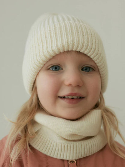 Cienki komin z wełny merino Fine Loop Scarf Mille Family BÉBÉ Concept