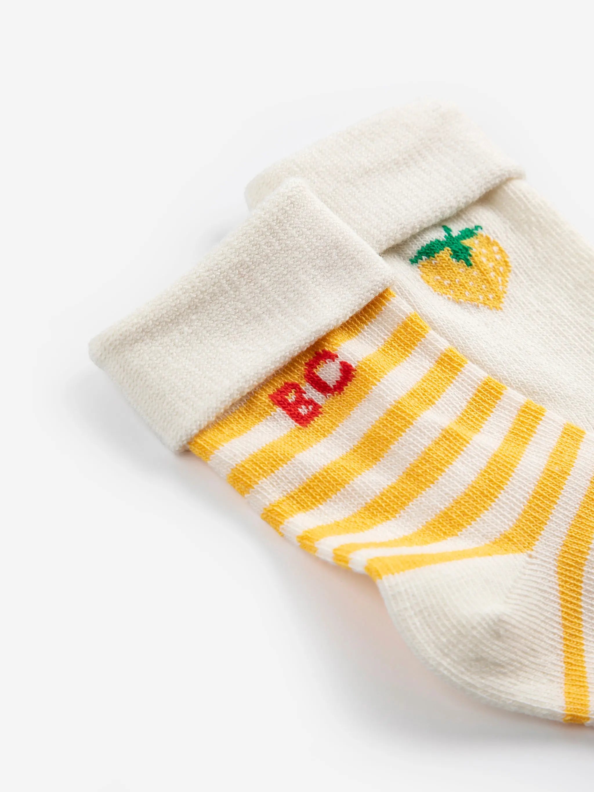 Pixel Strawberry short socks pack x 2 Bobo Choses BEBE Concept 