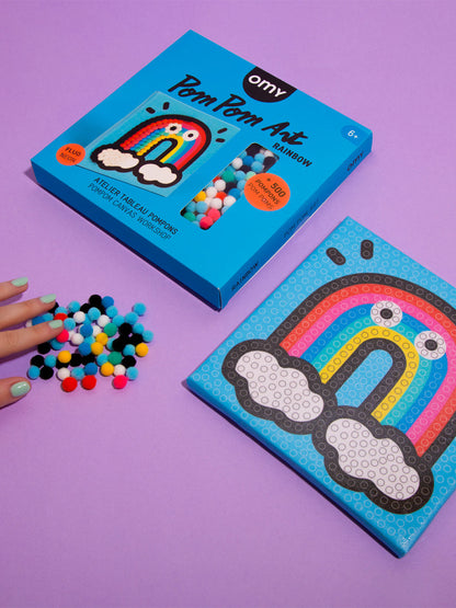 Zestaw kreatywny do wyklejania pomponami OMY BÉBÉ Concept 