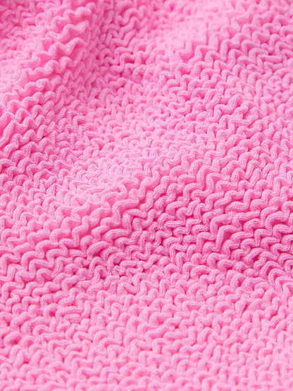 Square Neck swimsuit BUBBLEGUM