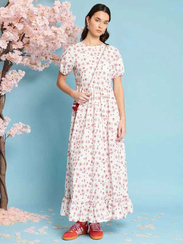 OUTLET Sukienka Midi Doodle Bloom S bébé concept BÉBÉ Concept 