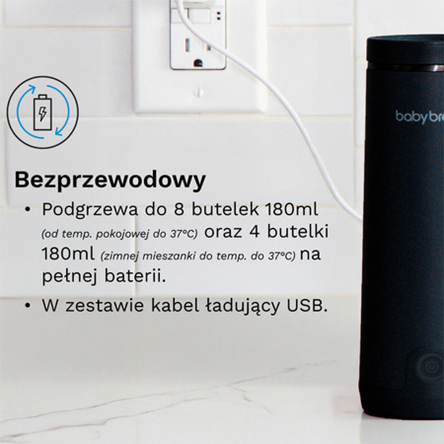 Superszybki przenośny podgrzewacz do mleka i wody