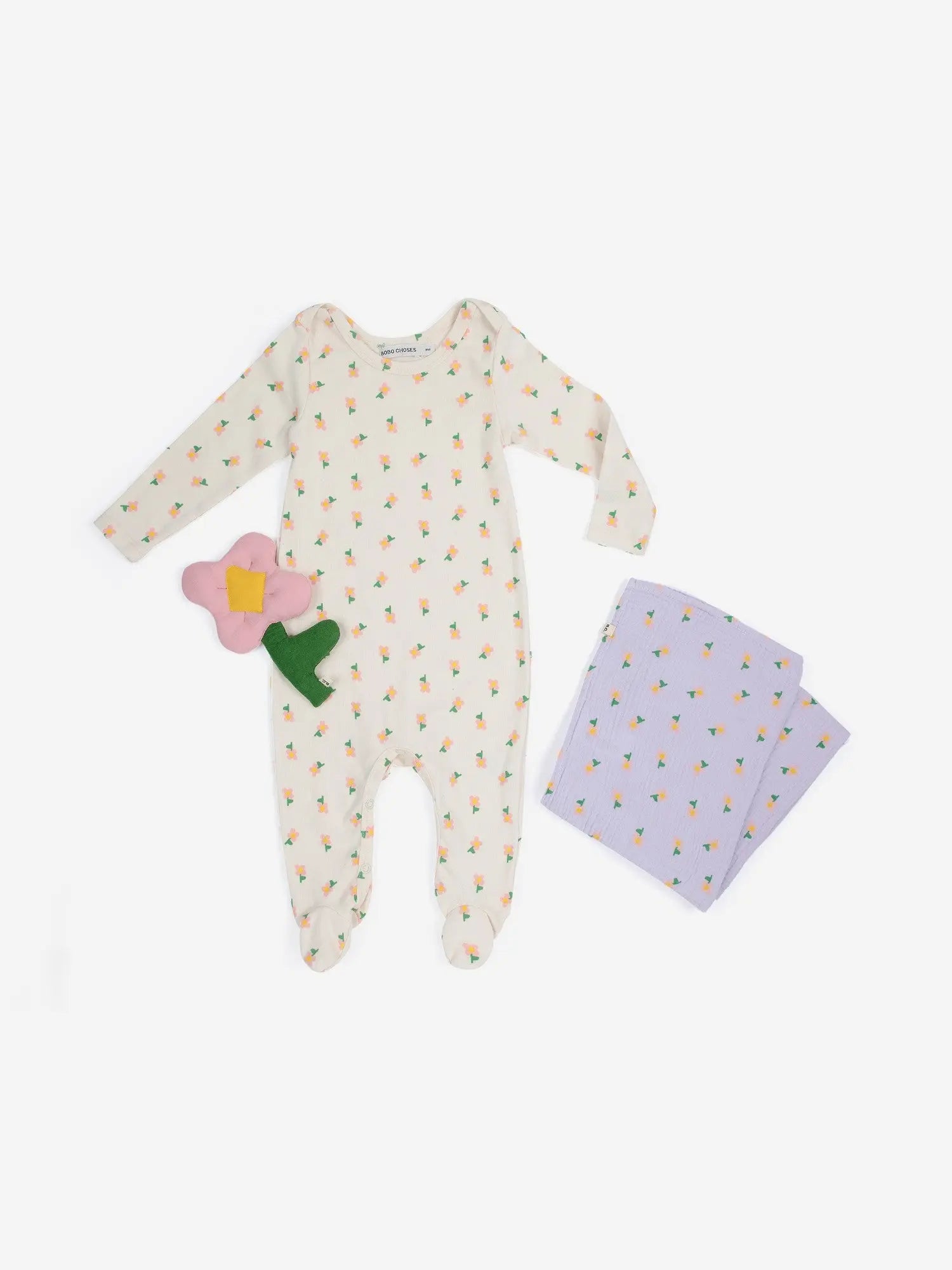 OUTLET Zestaw prezentowy Pansy Flower | rozm. 9m Bobo Choses BEBE Concept 