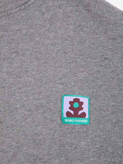 Lilac tag relaxed sweatshirt