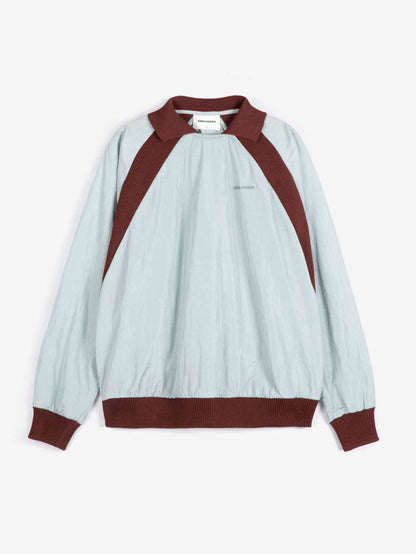 Shinny nylon sweatshirt