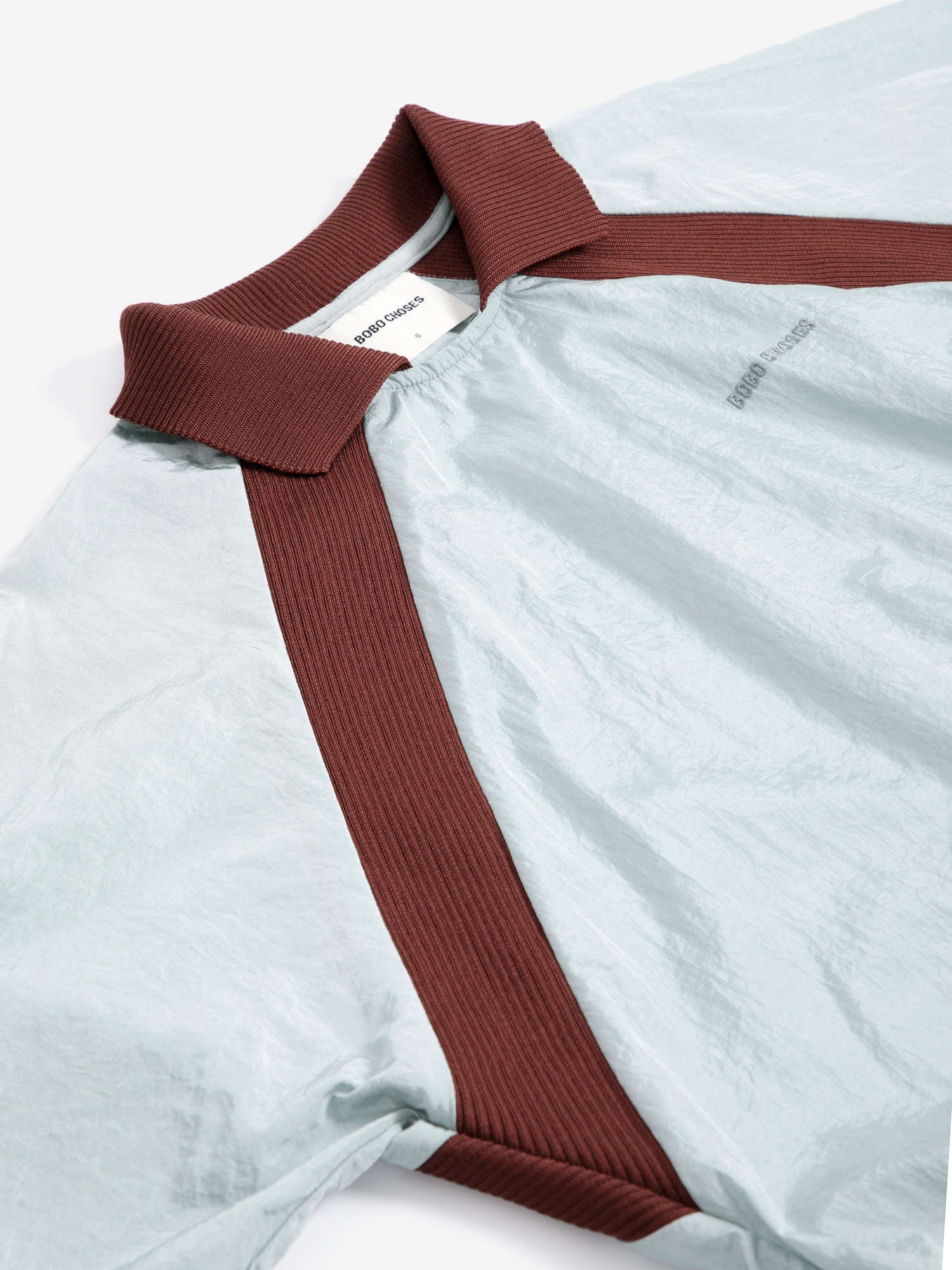 Shinny nylon sweatshirt