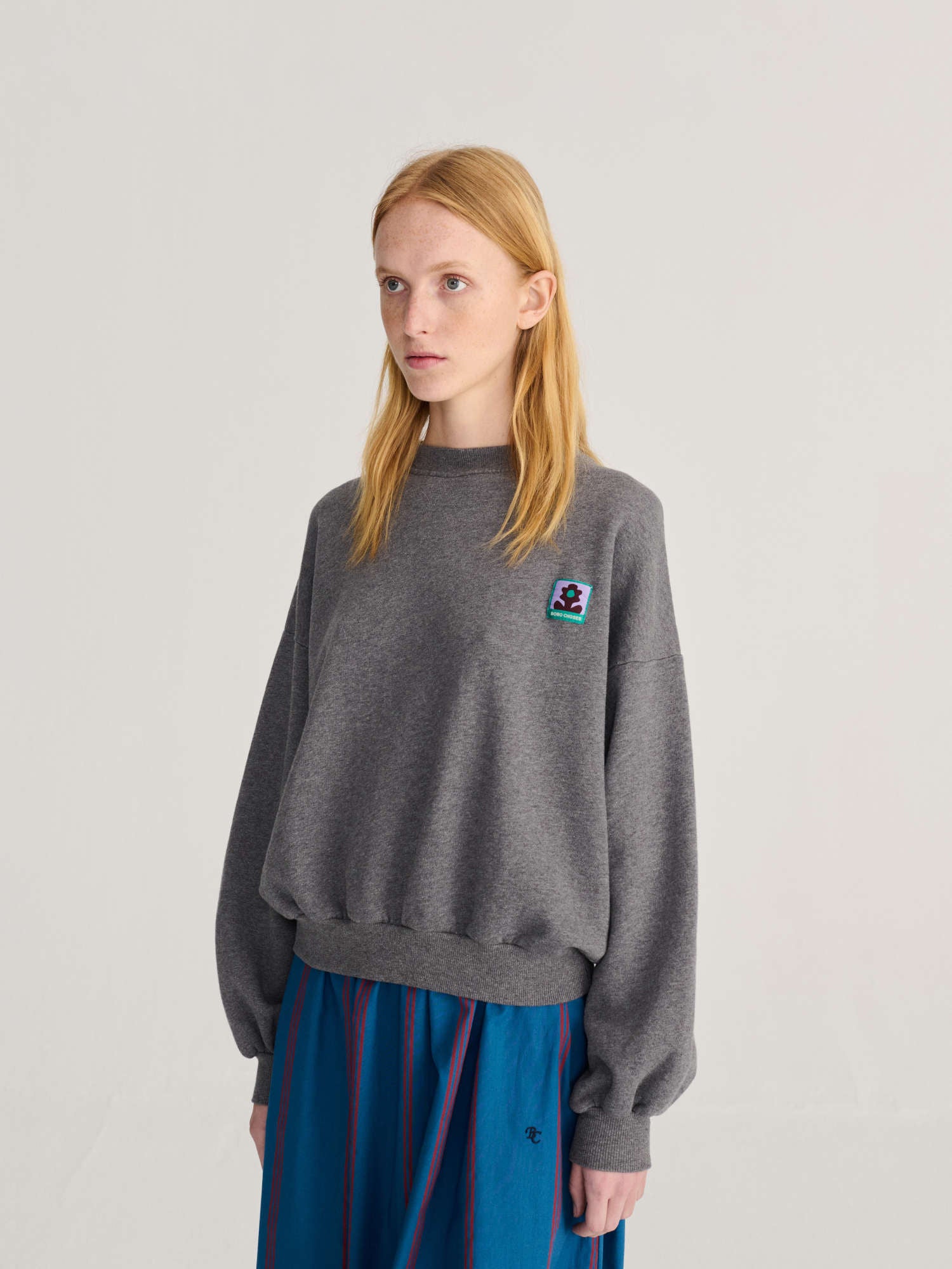 Lilac tag relaxed sweatshirt
