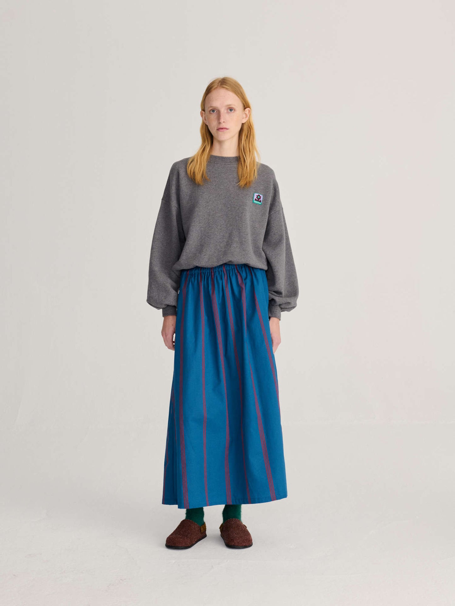 Lilac tag relaxed sweatshirt