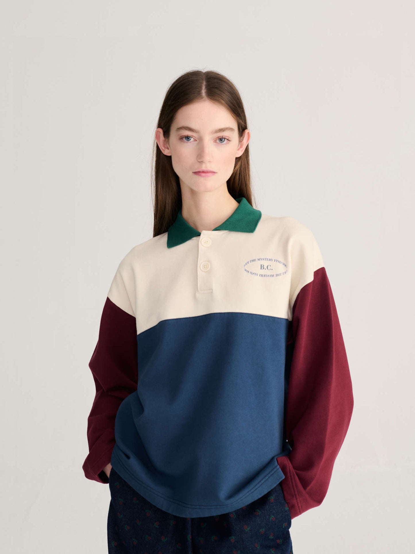 Mystery BC polo sweatshirt
