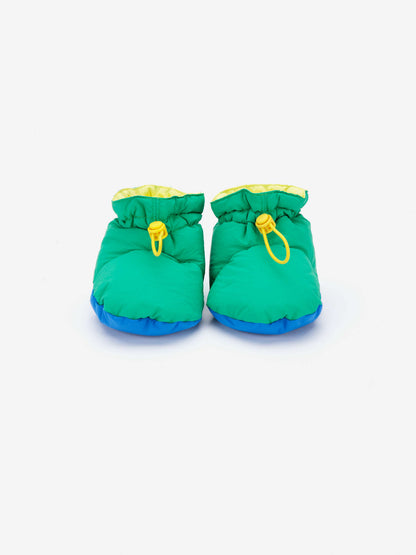 Padded Baby Booties GREEN