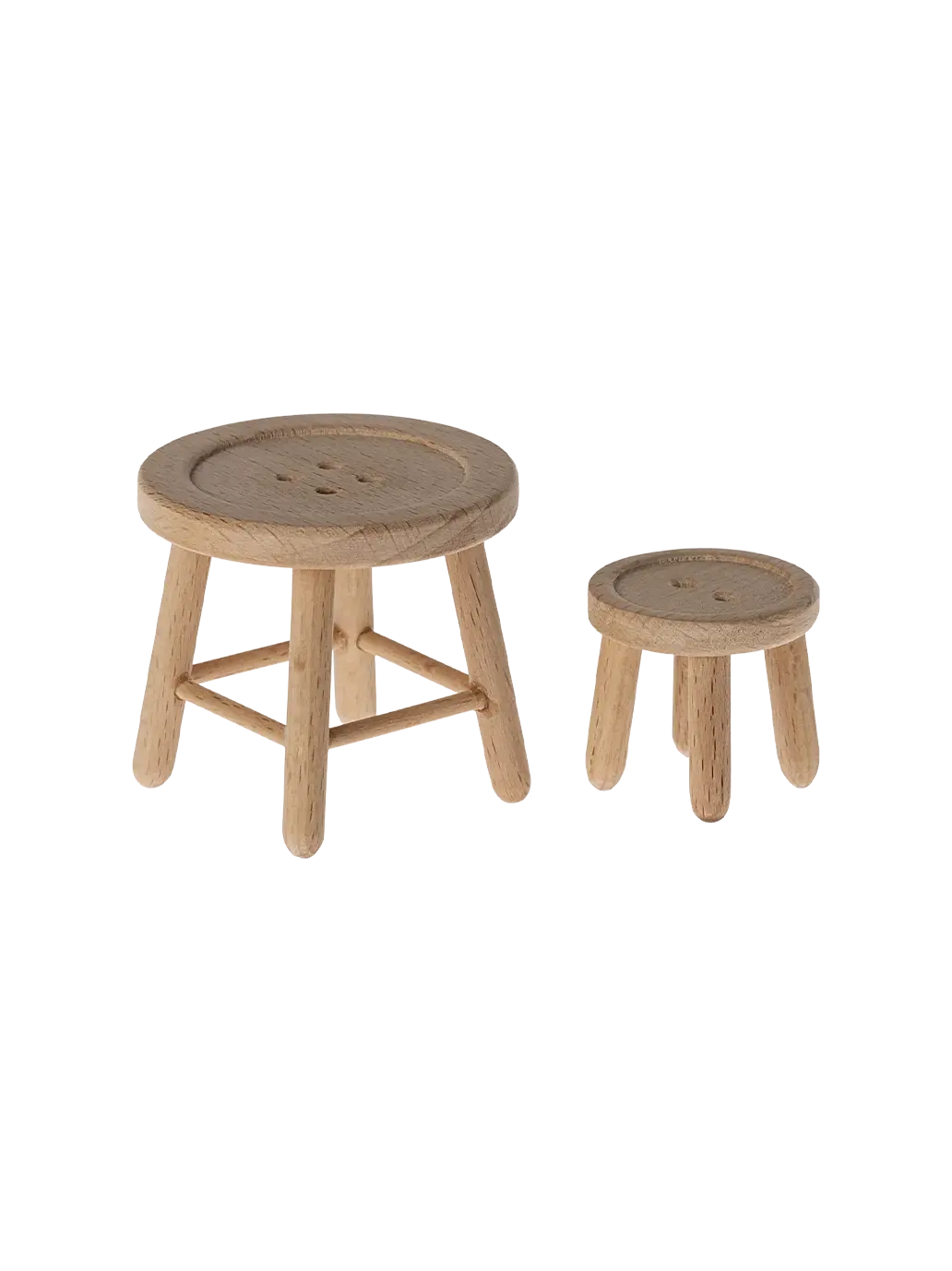 Miniaturowy stolik z taboretem Maileg BEBE Concept 
