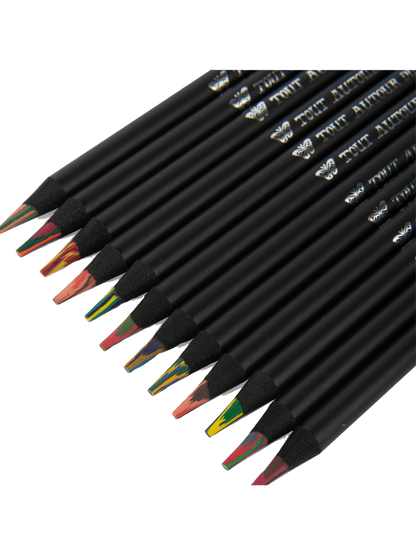 Zestaw 12 kredek w blaszanym pudełku Moulin Roty BÉBÉ Concept 