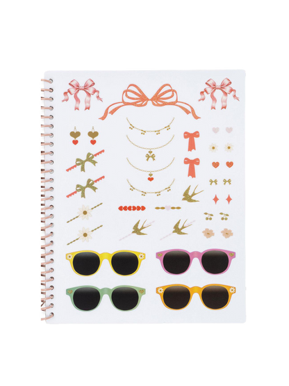 Książka z naklejkami Glam Me Up Konges Slojd BÉBÉ Concept 