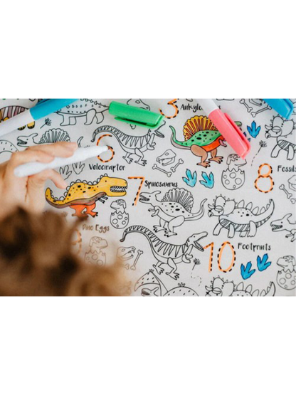 Duża mata silikonowa do wielokrotnego kolorowania HeyDoodle BÉBÉ Concept 