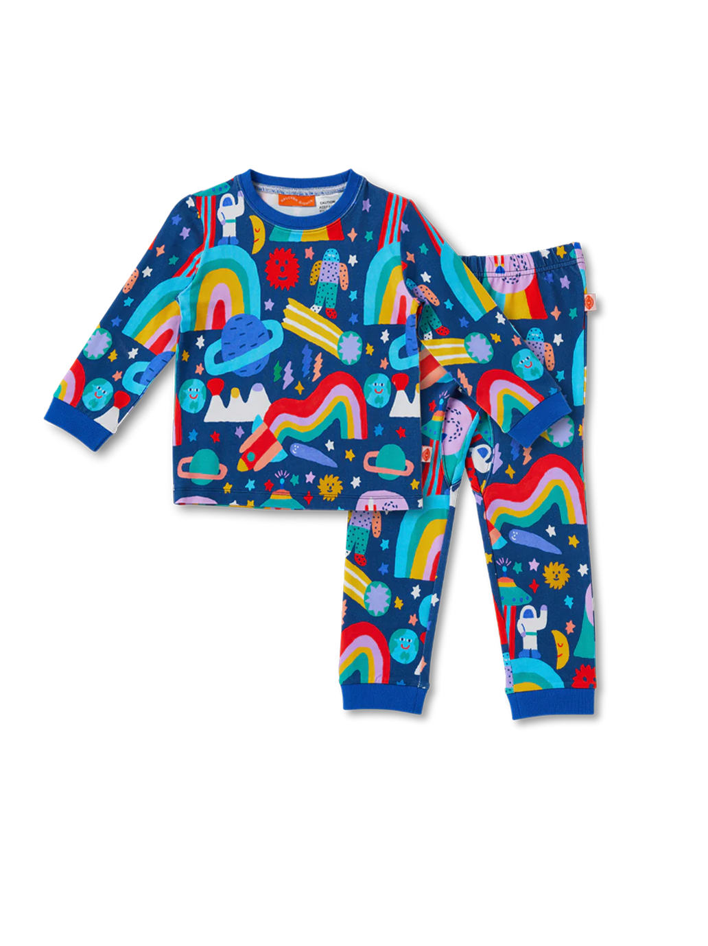 Kolorowa piżama dziecięca Halcyon Nights BÉBÉ Concept 