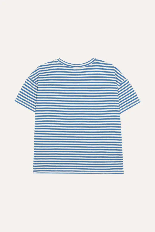 Blue Stripes Oversized Tshirt The Campamento BEBE Concept 