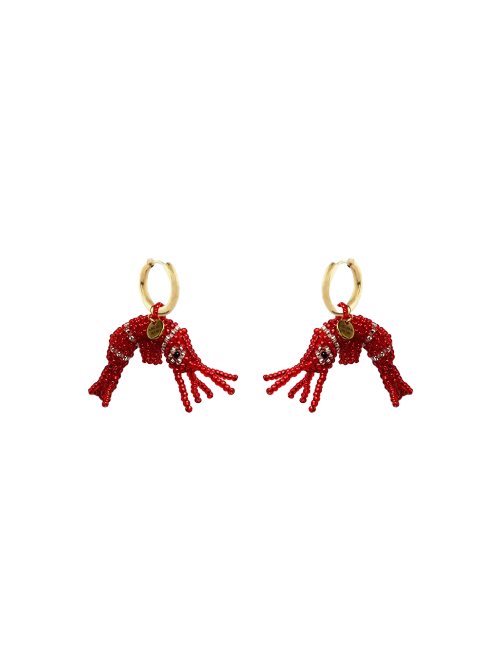 Kolczyki Prawn earrings Amori Mori BEBE Concept 
