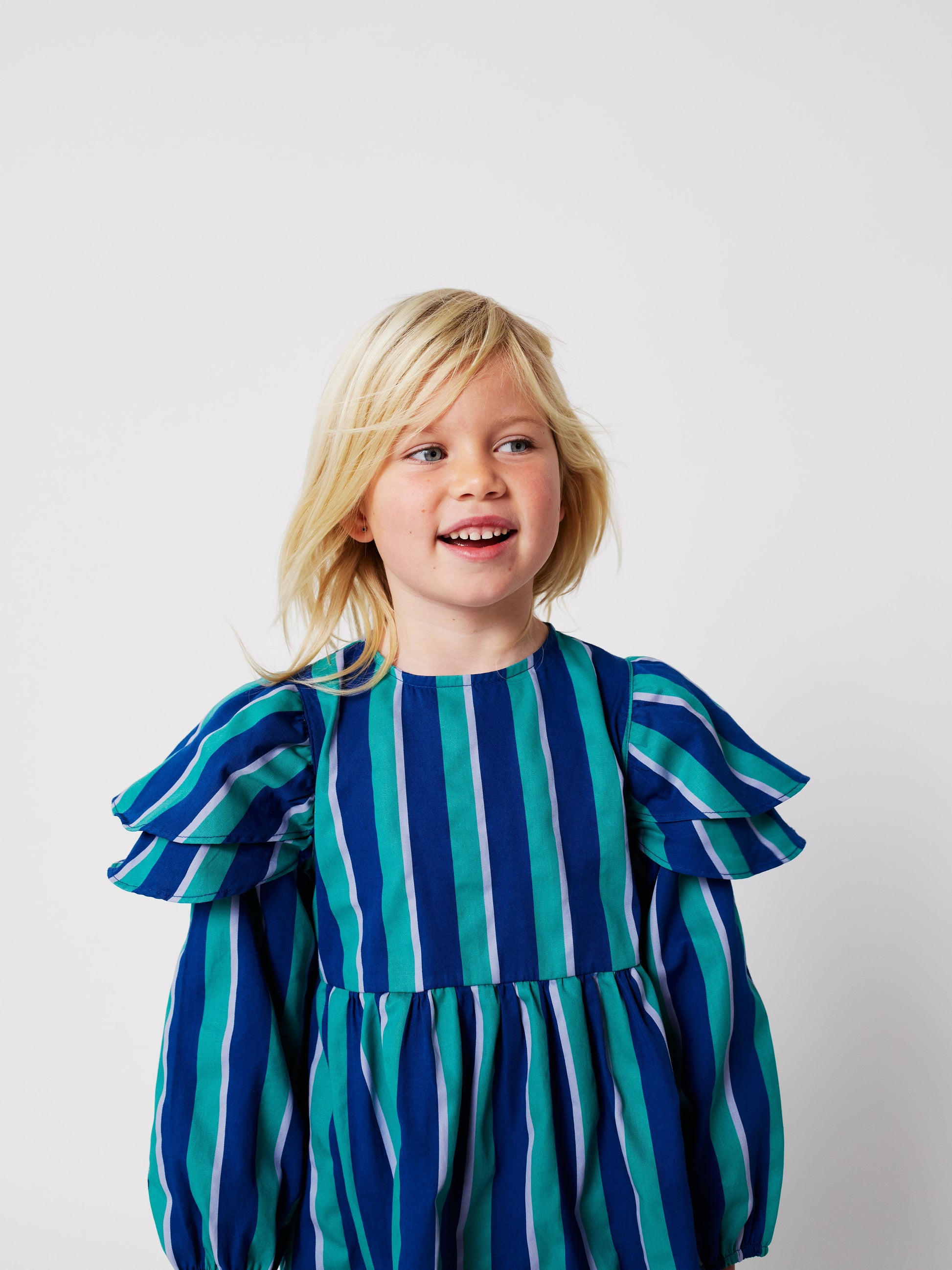 Striped woven dress Kids Bobo Choses BÉBÉ Concept 