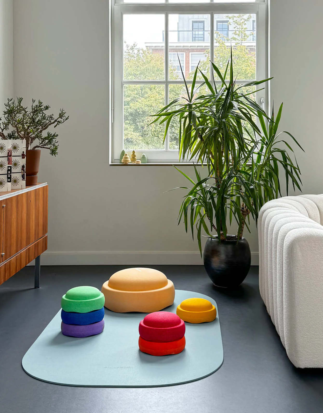 Wszechstronna mata podłogowa Stapelstein Mat LIGHT GREEN