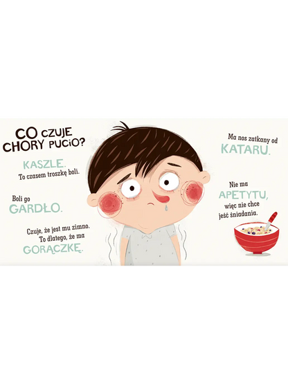 Pucio u lekarza Wydawnictwo Nasza Ksiegarnia BÉBÉ Concept